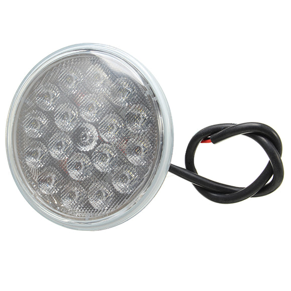 18W 2100Lm LED Work Light Flood Beam White Round Lamp for Off Road Truck SUV Boat
