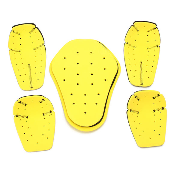 5pcs CE Motorcycle Jacket Hard Armor Protector Scooter Protective Pads