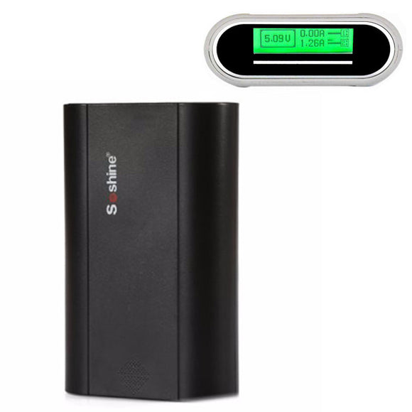 Soshine E5  LCD Display 3 Slot Li-ion Battery Charger Box DIY Power Bank Case for Mobile Phone