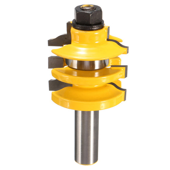 1/2 Stacked Rail and Stile Router Bit Solid Hardened Steel Wood Working Cutter