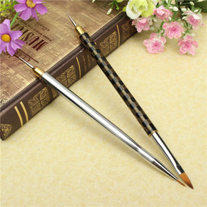 DANCINGNAIL Double Ends 2 Ways Nail Art Drawing Painting Brush Dotting Pen