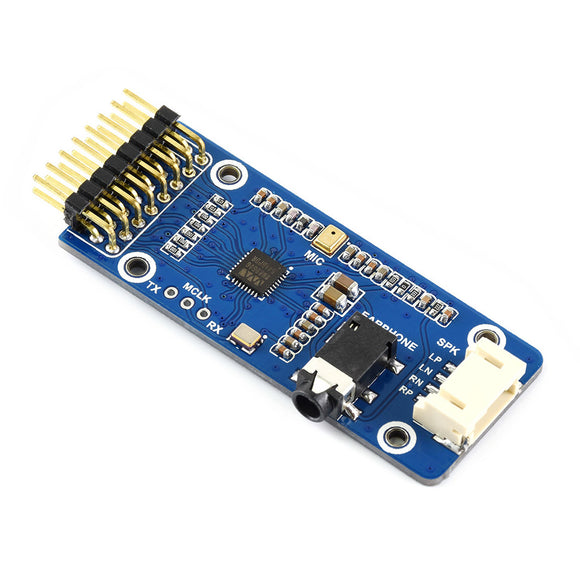 Waveshare WM8960 Audio Codec Module Stereo Playback Recording I2C Interface Support STM32 Decoder Board