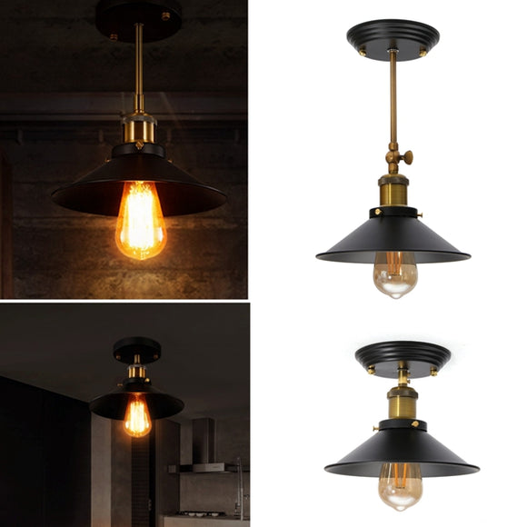 Retro Industrial E27 Wall Sconce Light Vintage Hang Pendant Ceiling Lamp