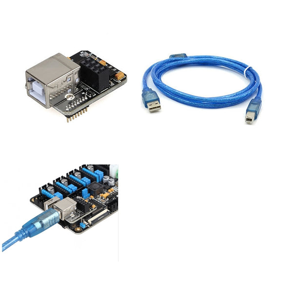 Lerdge USB Computer Online Module + 1.5M USB Cable For Lerdge-X Mainboard 3D Printer Part