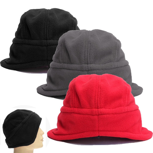 Unisex Winter Beanie Hat Warm Cap Pull On Snow Ski Ear Flaps Fleece