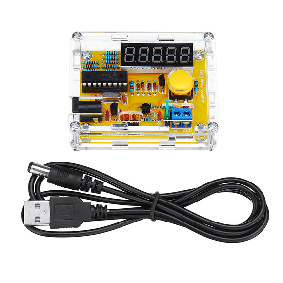Geekcreit 1Hz-50MHz Crystal Oscillator Frequency Tester Counter Meter With Case