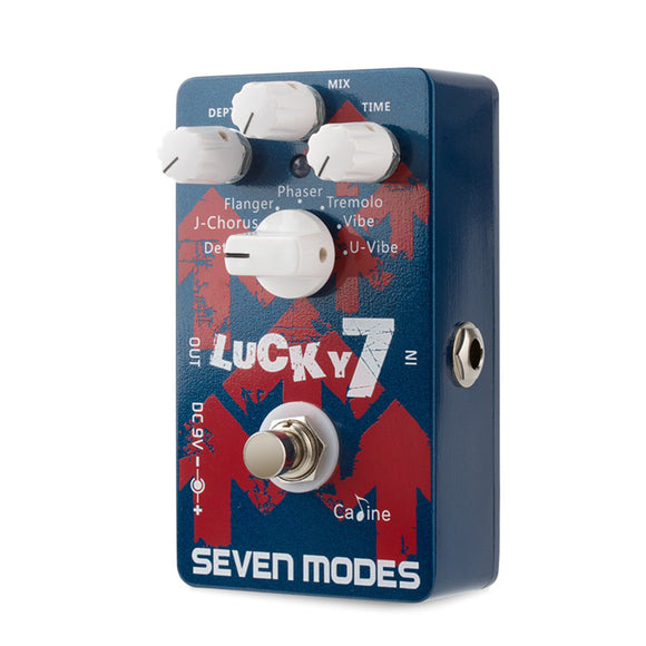 Caline CP-38 SEVEN MODES Multi Function Electric Guitar Effects Pedal with Digital Circuit Design