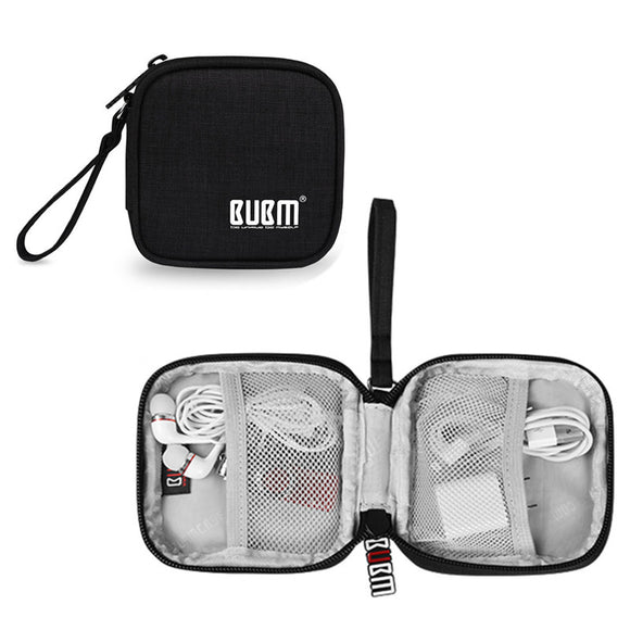 BUBM Mini Portable Storage Pouch Anti-scratch Earphone Accessory Collection Management Storage Bag