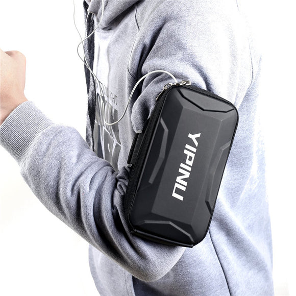 YIPINU Sport Running Waterproof Large Capacity Arm Bag for Samsung Xiaomi Mobile Phone