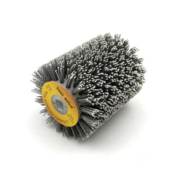 100x120x13mm Roller Abrasives Wire Brush Wheel For 9741 Wheel Sander Furniture 80-600 Grit