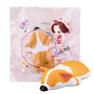 Corgi Squishy Kawaii Animal Jumbo Soft Toy Gift Collection With Package
