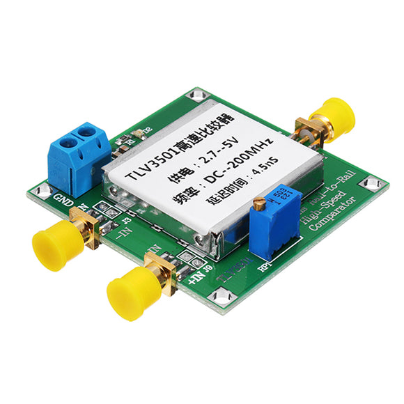 TLV3501 High Speed Comparator Frequency Meter Front-end Shaping Module