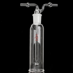 250mL Porous Gas Washing Bottle Lab Glass Monteggia Wash Flask Laboratory Chemistry Glassware