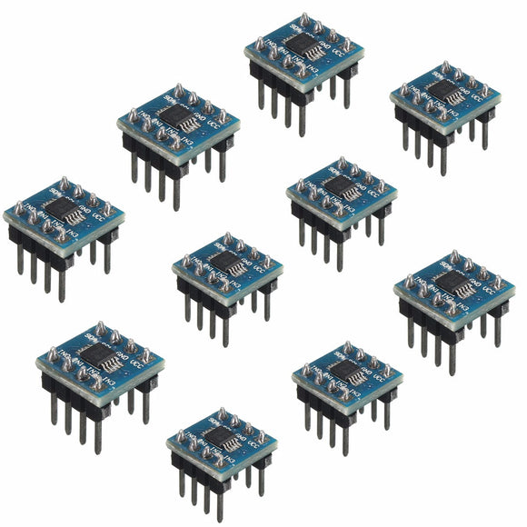 10Pcs Mini ADS1115 Module 4 Channel 16 Bit I2C ADC Pro Gain Amplifier For Arduino