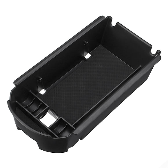 Black Plastic Car Center Armrest Console Storage Box Phone Holder Coin Organizer for Toyota CHR