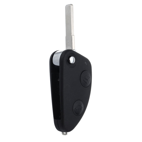 2 Buttons Remote Key Fob Case Shell With Battery For Alfa Romeo 147 156 166 GT