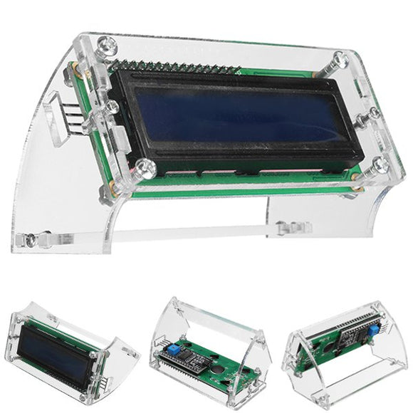 3pcs LCD1602 LCD Shell For 1602 Blue/Yellow And I2C 1602 Blue/Yellow Green Backlight LCD Module