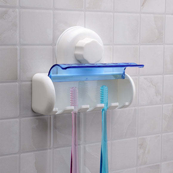 Honana BX Plastic Dust-proof Toothbrush Holder Bathroom Kitchen Toothbrush Suction Cups Holder