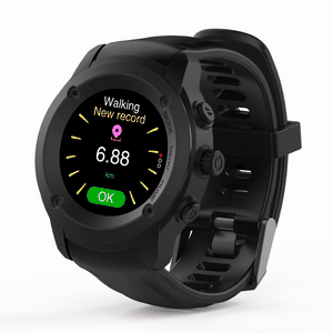 Bakeey DW-028 1.3 IPS  Round Display GPS Altimeter Dynamic Heart Rate Call Multi-sport Smart Watch"