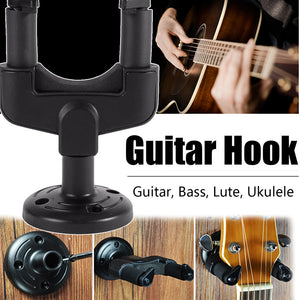 Automatic Removable Guitar Wall Hanger Holder Stand Ukulele Rack Hook Mount Musical Instrument
