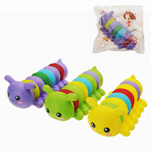 17cm Squishy Caterpillar Pikachu Kawaii Cute Soft Solw Rising Toy Cartoon Gift Collection