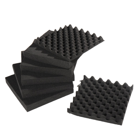 12Pcs/Set Studio Acoustic Foam Panels Tile Sound Insulation Proofing 30x30x4cm