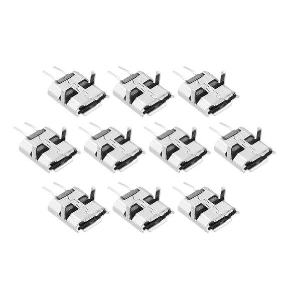 10Pcs Micro SMT 2Pin Female Socket Connector USB Android plug Charging Socket USB Socket Interface