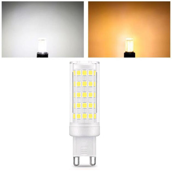 AC110-240V 9W G9 SMD2835 Non-dimmable 75 LED Ceramic Corn Light Bulb for Outdoor Home Decoration