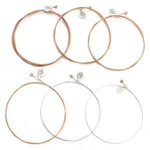 KIWI AKP12 Professional Acoustic Soft Guitar Strings 6pcs Set Coated Steel String Copper
