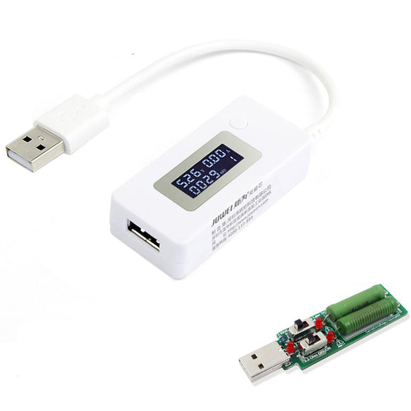 Digital Display USB Tester Current Voltage Charger Capacity Detector Power Bank Battery Meter