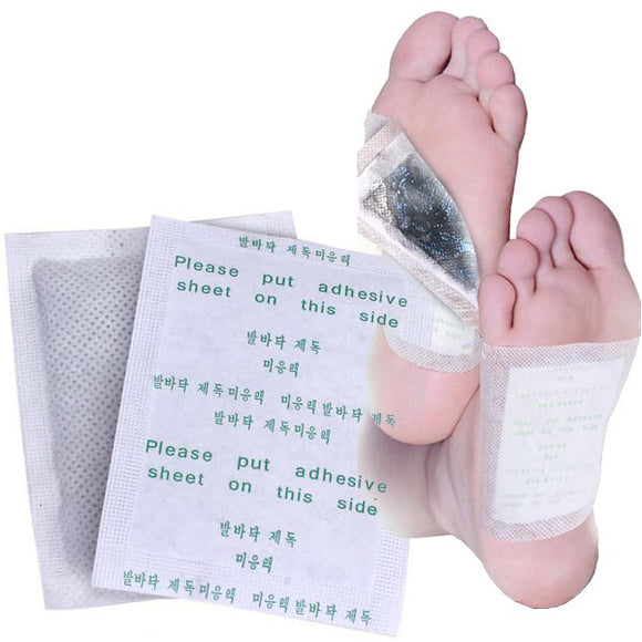 Verseo Detox Foot Natural Cleansing Patches Body Relief Toxins Feet Slimming Cleansing Herbal Pads
