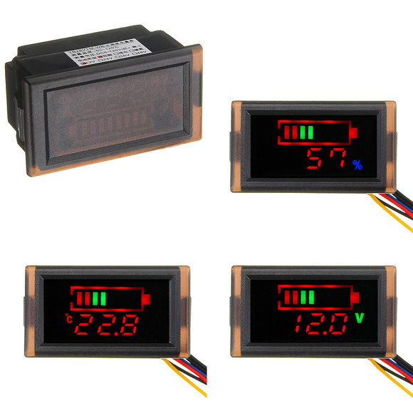 Car Battery Voltage Power Display 12V Turn 5V Buck Module Dual USB Car Power Supply