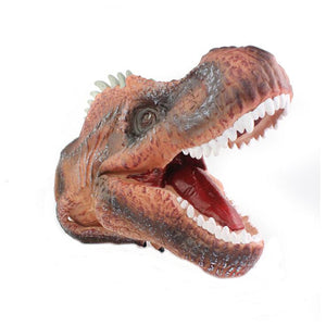 10 (25cm) Dinosaur Hand Puppet Realistic Museum Details Jurassic Play Toy Allosaurus Tyrannosaurus Dinosaur Hand Puppet Realistic Play Model Toys"