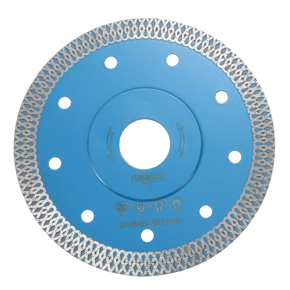 115mm Porcelain Tile Turbo Thin Diamond Dry Cutting Disc Saw Blade Grinder Wheel Disc