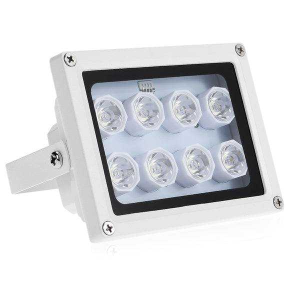 Infrared Illuminator 8 Array IR LEDS Night Vision Wide Angle Outdoor Waterproof for CCTV Security