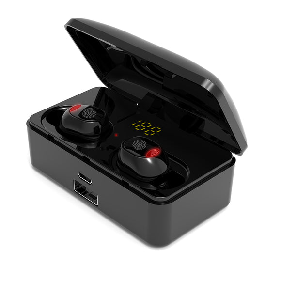 Bakeey G10 TWS bluetooth 5.0 Earphone HiFi 9D Stereo 2600mAh Power Bank Heavy Bass Bilateral Call Headphone