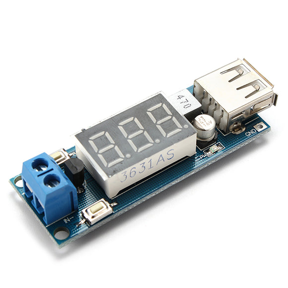 2S-3S Lipo Battery USB Charger Power Converter Adapter with Digital Display