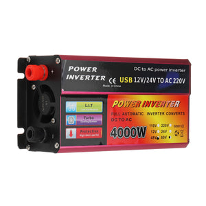 1200W Power Inverter 48/60V TO 220V Converter For Solar System Truck Rechargeable Vehicles