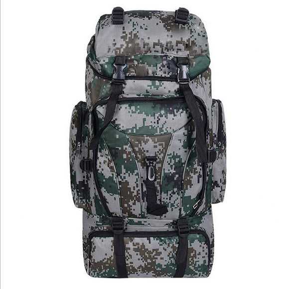 Outdoor Nylon Backpack Rucksack Tactical Climbling Hiking Trekking Camouflage Bag Pack