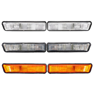 Pair Side Marker Lights Turn Lamp Shell Cover for BMW E36 1997-1999 X5 2000-2006