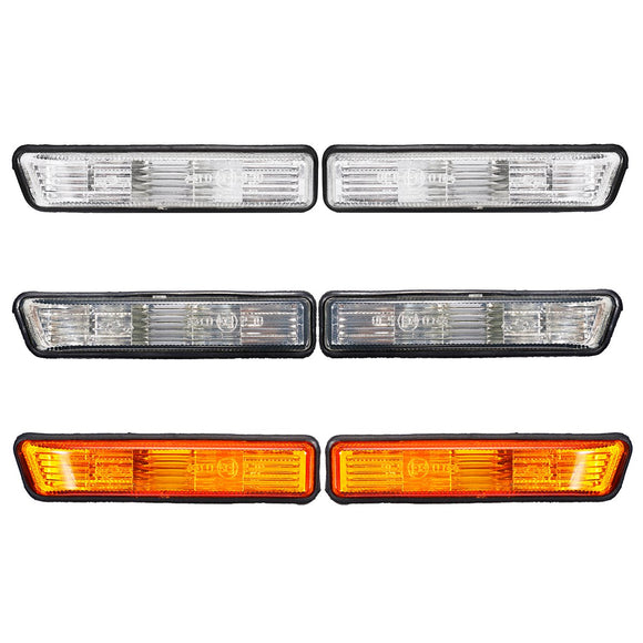 Pair Side Marker Lights Turn Lamp Shell Cover for BMW E36 1997-1999 X5 2000-2006