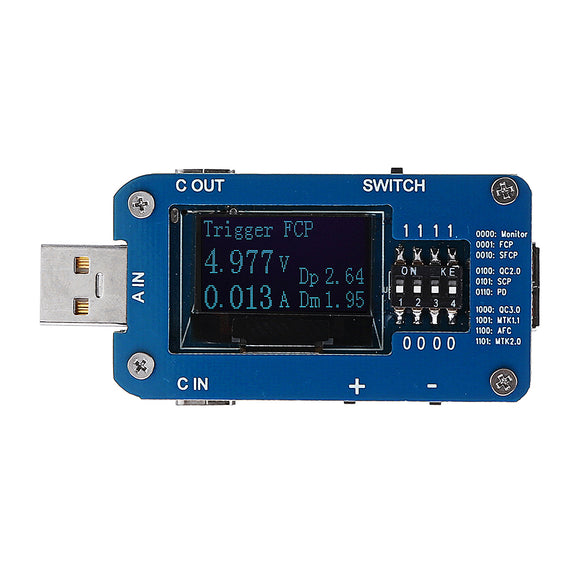 QC2.0 3.0 Type-C PD3.0 FCP AFC SCP MTK Fast Charge PD Protocol Controller Test Board USB Tester