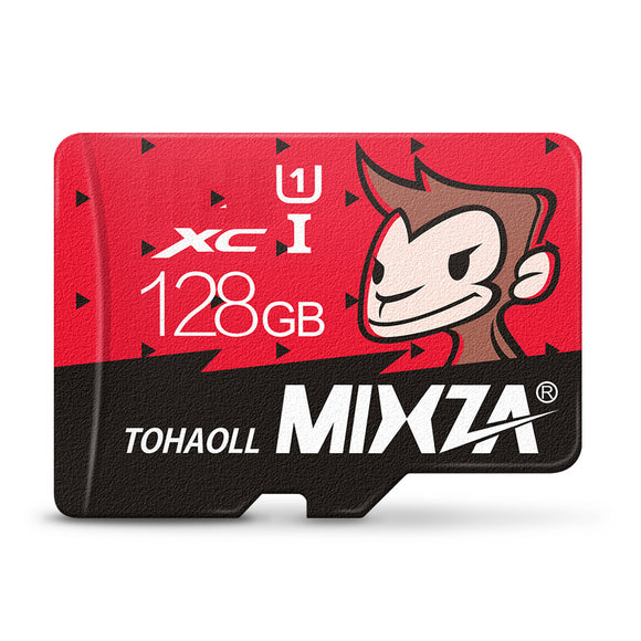 Mixza Year of Monkey Limited Edition 128GB U1 TF Micro Memory Card for Digital Camera MP3 TV Box Smartphone