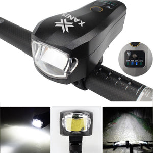 XANES SFL04 750LM T6 LED German Standard Smart Induction Bicycle Light IPX4 USB Rechargeable Large F