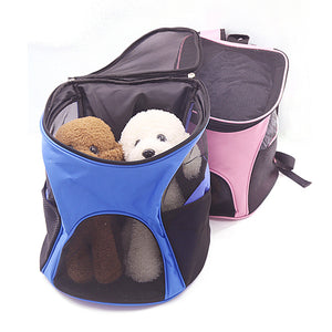 Outdoor Travel Zipper Mesh Pet Dog Carriers Backpack Portable Breathable Pet Cat Packbag Supplies