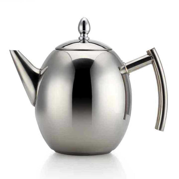 1L / 1.5L Stainless Steel Coffee Pour Over Kettle Drip Tea Pot W/ Filter Strainer Coffee Tea Sets