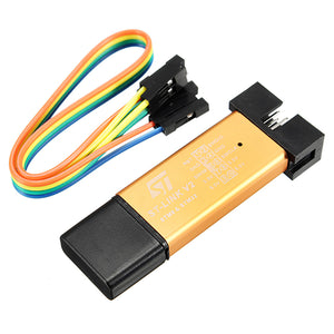 5pcs 3.3/5V XTW ST-LINK V2 STM8/STM32 Simulator Programmer Downloader Debugger With 20cm Dupont Wire