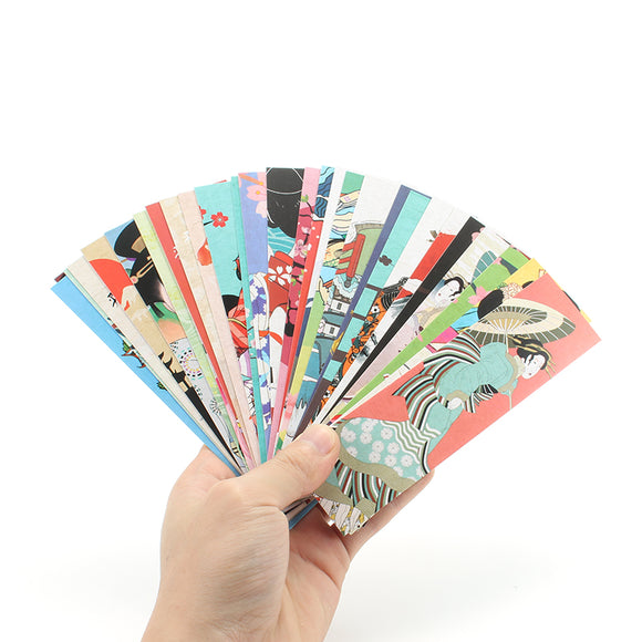 30pcs/lot Cute Kawaii Paper Bookmark Vintage Japanese Style Book Marks For Kids School Materials