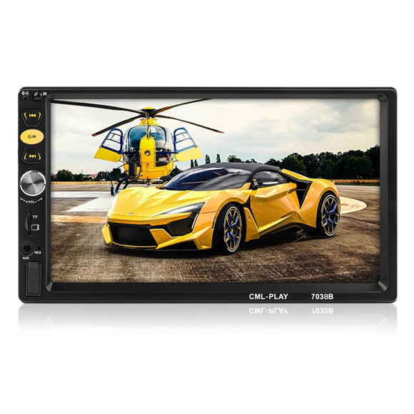 7Inch 2 DIN HD Car MP4 MP5 Player FM Radio Stereo Touch Screen USB AUX bluetooth In Dash