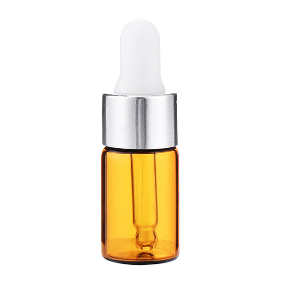 3ml Portable Glass Essential Oil Bottles Aromatherapy Toner Drip Packaging Bottle